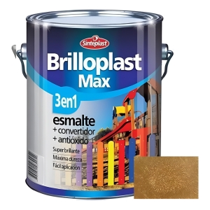 Brilloplast Max 3en1 Esmalte Brillante Oro Sinteplast - 1 L