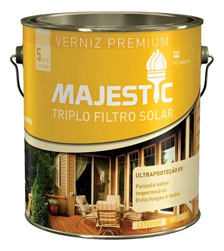 Barniz P/madera Super Premium Majestic Triple Filtro 3,6 L