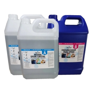 Resina Epoxi Terminación Cristal 3:1 - 20 Kg
