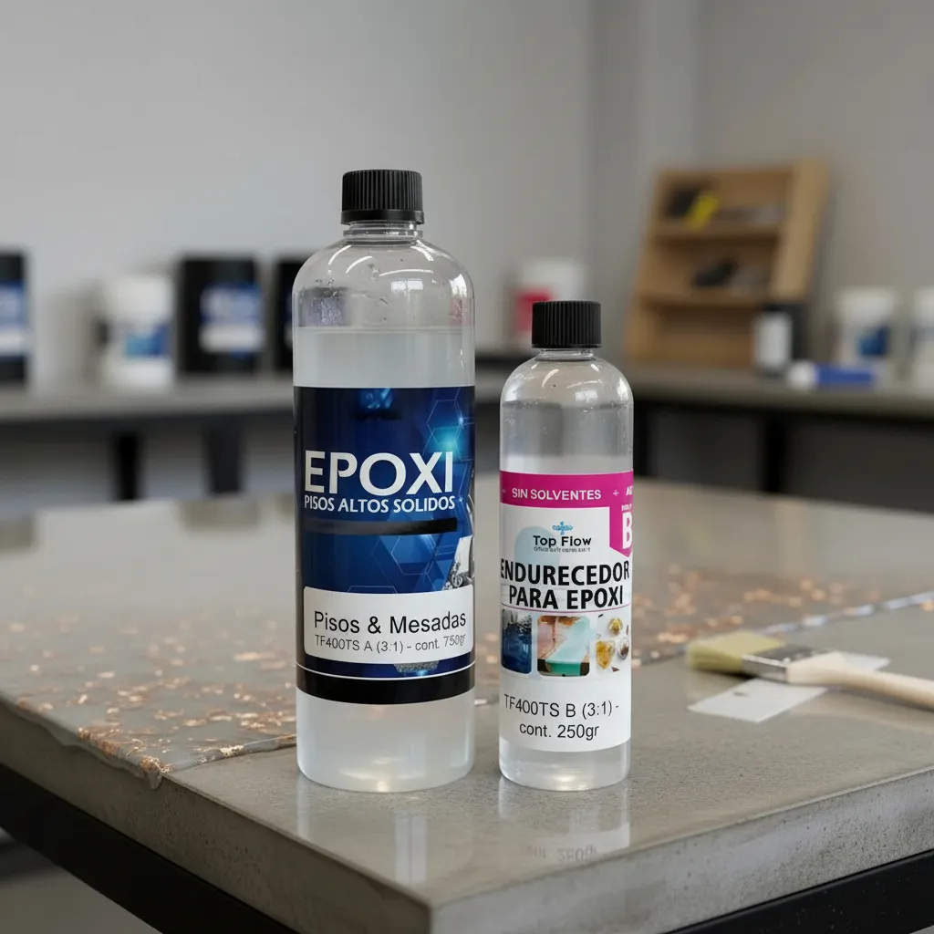 Resina Epoxi Pisos Y Mesadas A + B 2kg 3-1 - Ecopint - Imagen 4