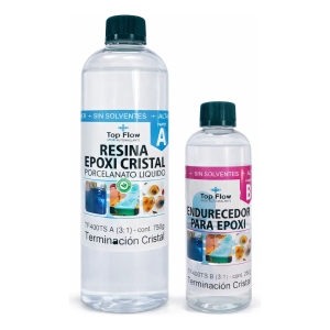 Resina Terminación Cristal 1 Kg 3:1 Mesadas Y Laminados