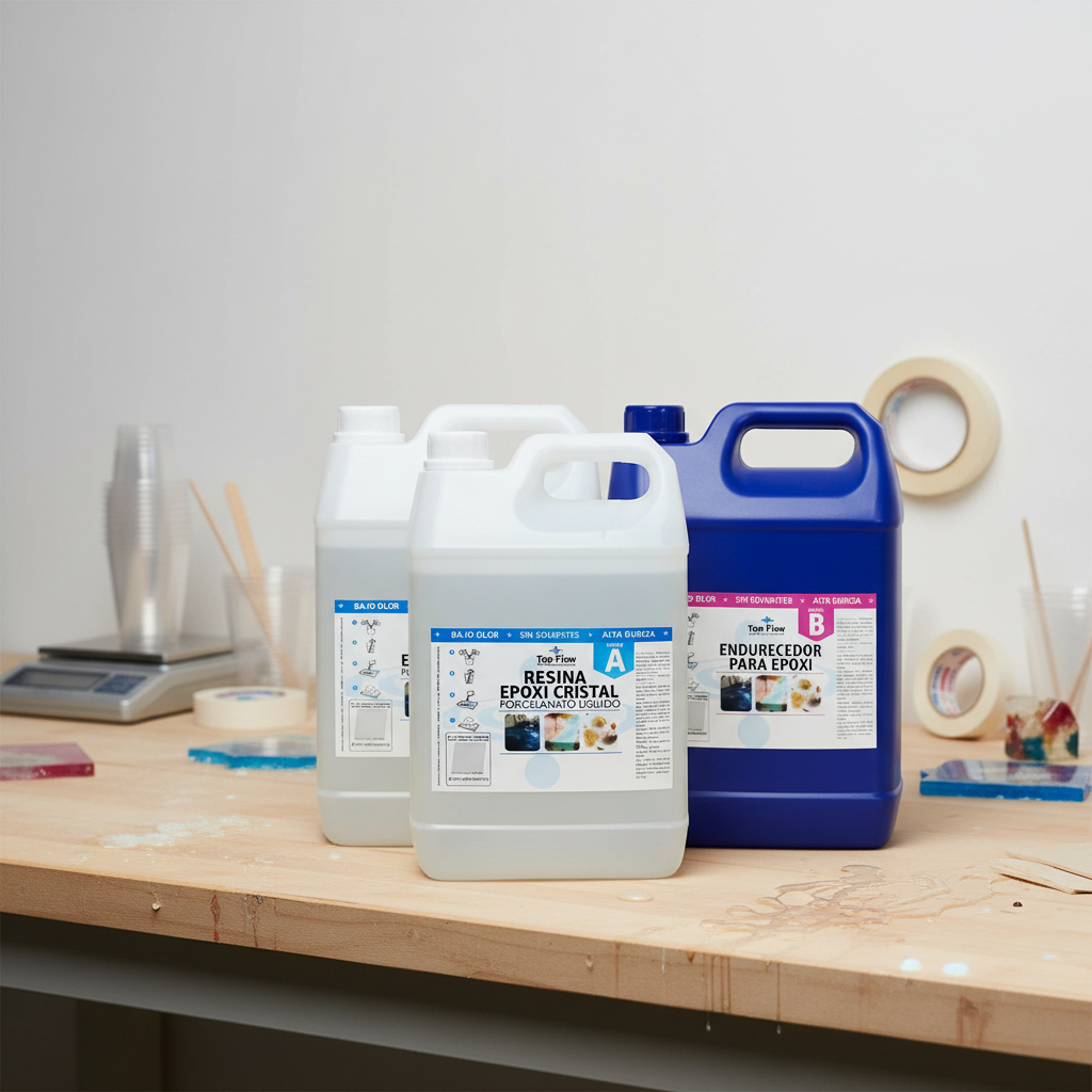 20kg Resina Epoxi Terminación Cristal Multi 3:1(a+b) Tf400ab - Imagen 4