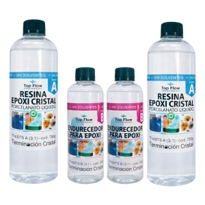 2 Kg Resina Cristal Laminados & Mesadas Top Flow Ecopint