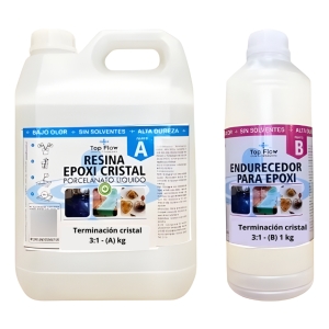 Resina Terminación Cristal 4 Kg 3:1 Mesadas Y Laminados