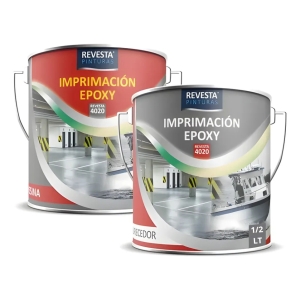 Revesta 4020 Imprimación Epoxi Gris Lijable - 1 L