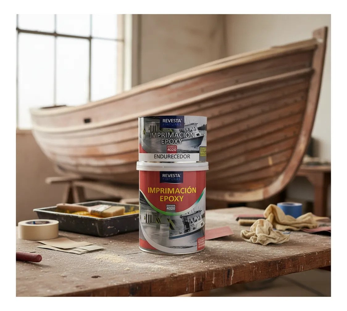 Revesta 4020 Imprimación Epoxi Gris Lijable - 1 L - Imagen 3