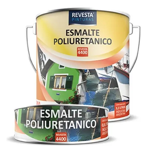Barniz Brillante Poliuretanico 4 L Revesta 4400 Pintumm Color Transparente