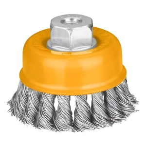 Cepillo De Alambre Trenzado Para Amoladora 75mm Ingco Pf