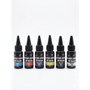 Kit Resina Uv (curado) Topflow Colores 20 Ml X 6 Un