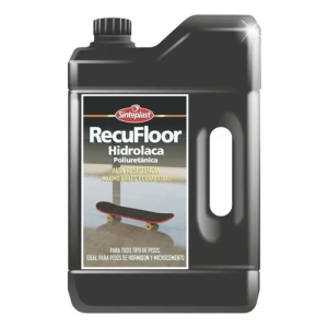 Recufloor Hidrolaca Laca Poliuretánica Al Agua 5 Litros