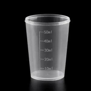 Vasos Plástico Medidor Para Resina Epoxi Moldes