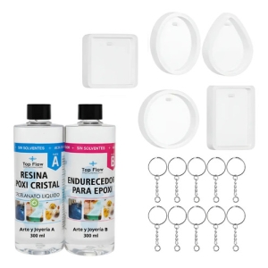 Kit Molde Silicona 1564 - G2 + Resina Arte & Joyeria Ecopint