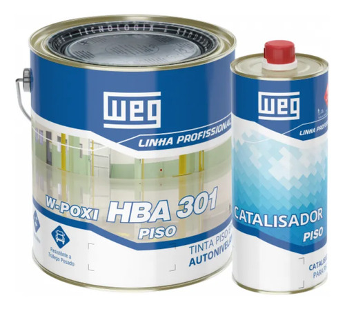 Weg Epoxi Pisos Autonivelante Alto Epesor A+b 3,6l