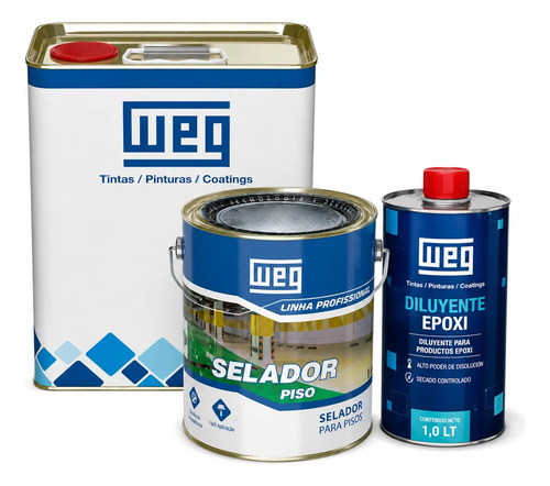 Weg Sellador Epoxi Sin Solventes (a+b) 7,2 L + Diluyente