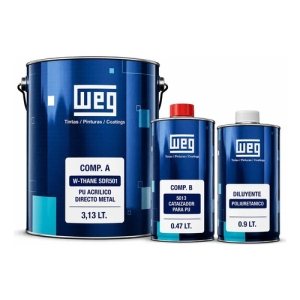 Weg Poliuretano Acrilico Alifatico 2 En 1 A+b 3,6l Diluyente