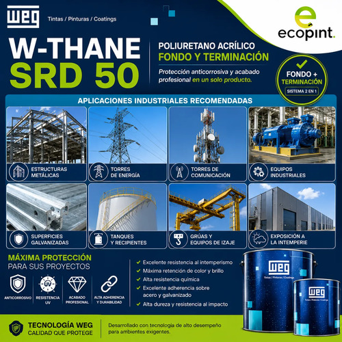Weg Poliuretano Acrilico Alifatico 2 En 1 (a+b) 3,6 L - Imagen 7