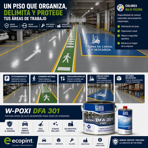 Weg Epoxi Piso Alto Brillo Alto Espesor 88% Solidos A+b 3,6l - Imagen 5