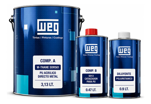 Weg Poliuretano Acrilico Alifatico 2 En 1 (a+b) 3,6 L - Imagen 2