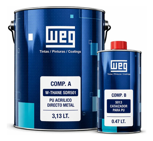 Weg Poliuretano Acrilico Alifatico 2 En 1 A+b 3,6 L - Imagen 2