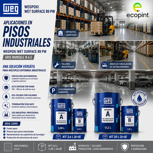 Weg Epoxi Fondo Convertidor Anticorrosivo (a+b) 20l - Imagen 6