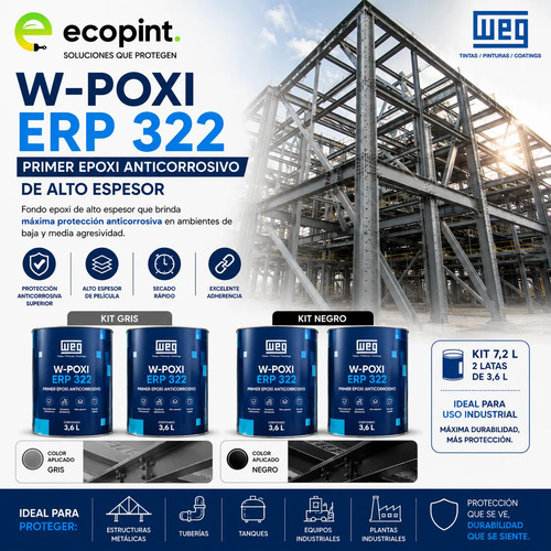 Weg Fondo Epoxi Fosfato De Zinc Inhibidor A+b 7.2lt - Imagen 6