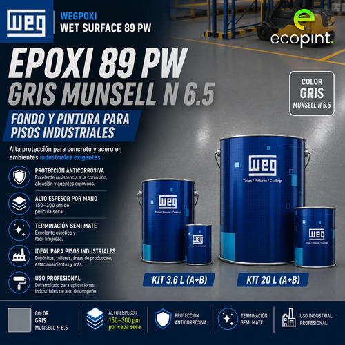 Weg Epoxi Fondo Convertidor Anticorrosivo (a+b) 20l - Imagen 4