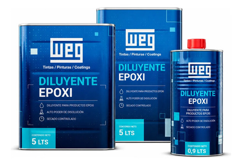 Weg Diluyente Para Pinturas Epoxi - 0,9 L - Imagen 2