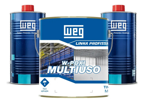 Weg Pintura Epoxi Multiuso Brillante A+b 3,6 L + Diluyente