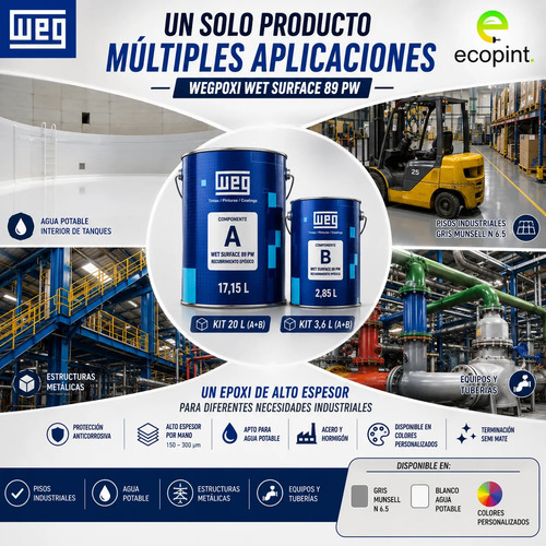 Weg Epoxi Fondo Convertidor Anticorrosivo (a+b) 20l - Imagen 5