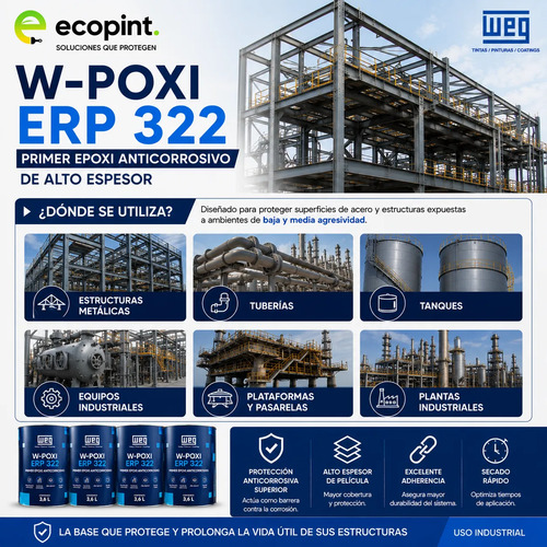 Weg Fondo Epoxi Fosfato De Zinc Inhibidor A+b 7.2lt - Imagen 5
